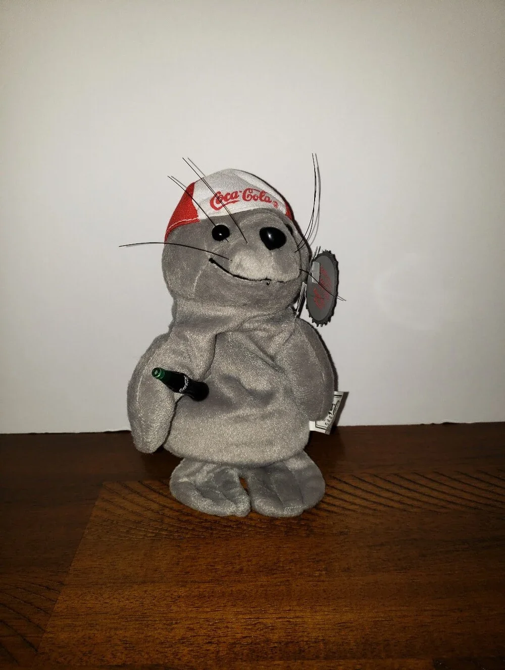 Coca Cola Bean Bag Plush Seal
